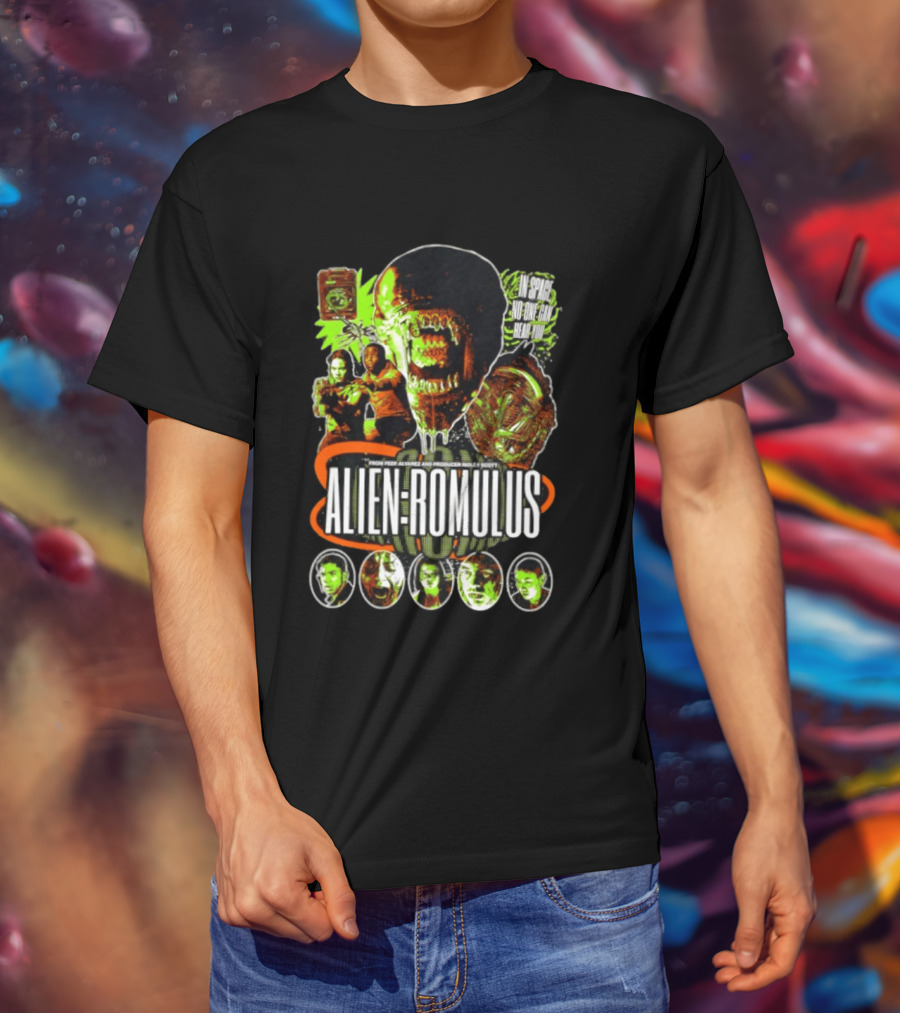 Alien Romulus Horror In Space No One Can Hear You T-Shirt