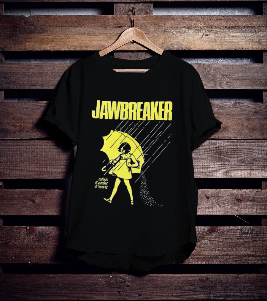 Jawbreaker When It Pains It Roars 2025 Japan Autumn Umbrella Girl T-Shirt