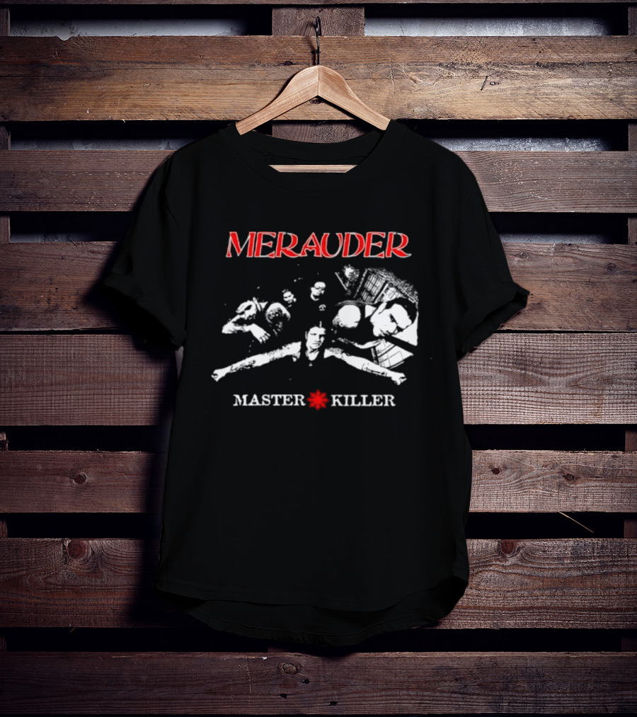 Merauder Master Killer Hardcore Metal Iconic Album T-Shirt