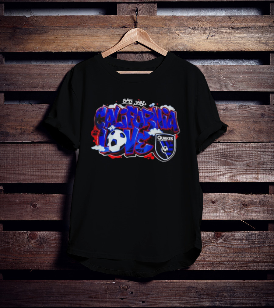 San Jose California Love Quakes Soccer 1974 T-Shirt