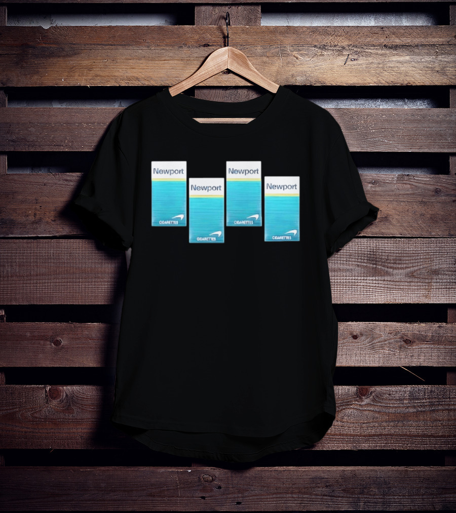Newport Menthol Cigarettes Iconic Tobacco Packs T-Shirt