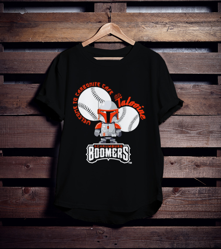 Schaumburg Boomers Welcome To Carbonite Cafe On Tatooine T-Shirt