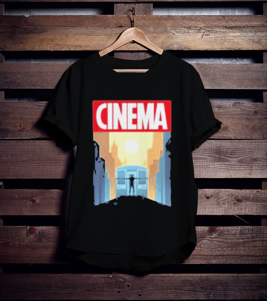 Screencrush Cinema Spidey Subway Sunset Scene T-Shirt