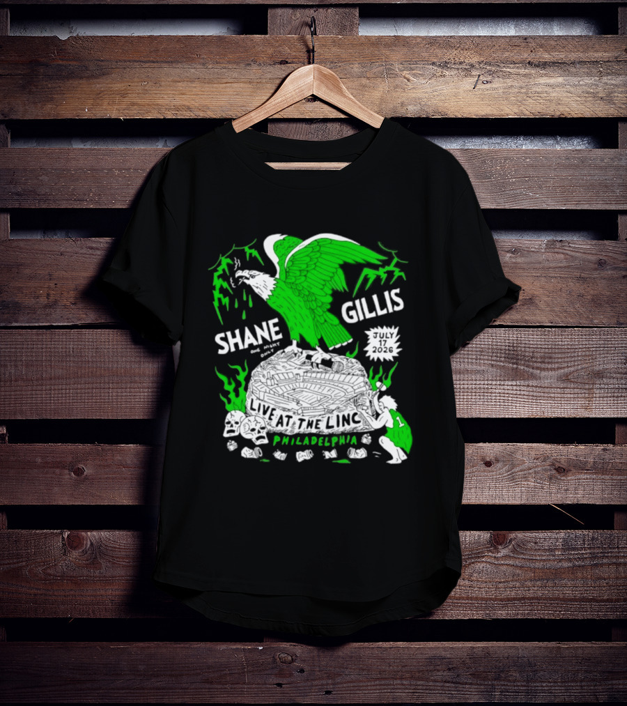 Shane Gillis Live At The Linc Philadelphia July 17 2026 Eagle T-Shirt