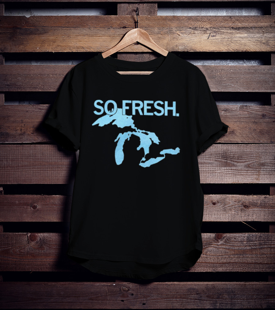 So Fresh Great Lakes Map T-Shirt