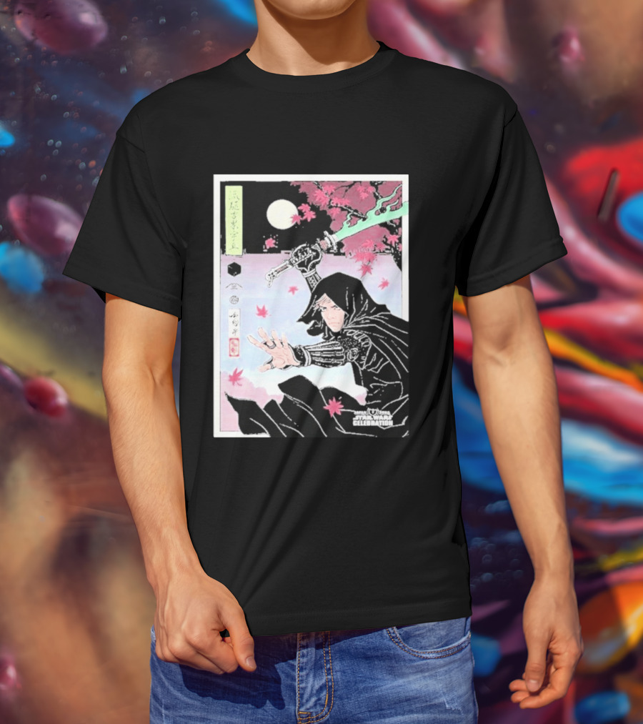 Star Wars Celebration Japan 2025 Luke Skywalker Samurai Art Final Reveal T-Shirt