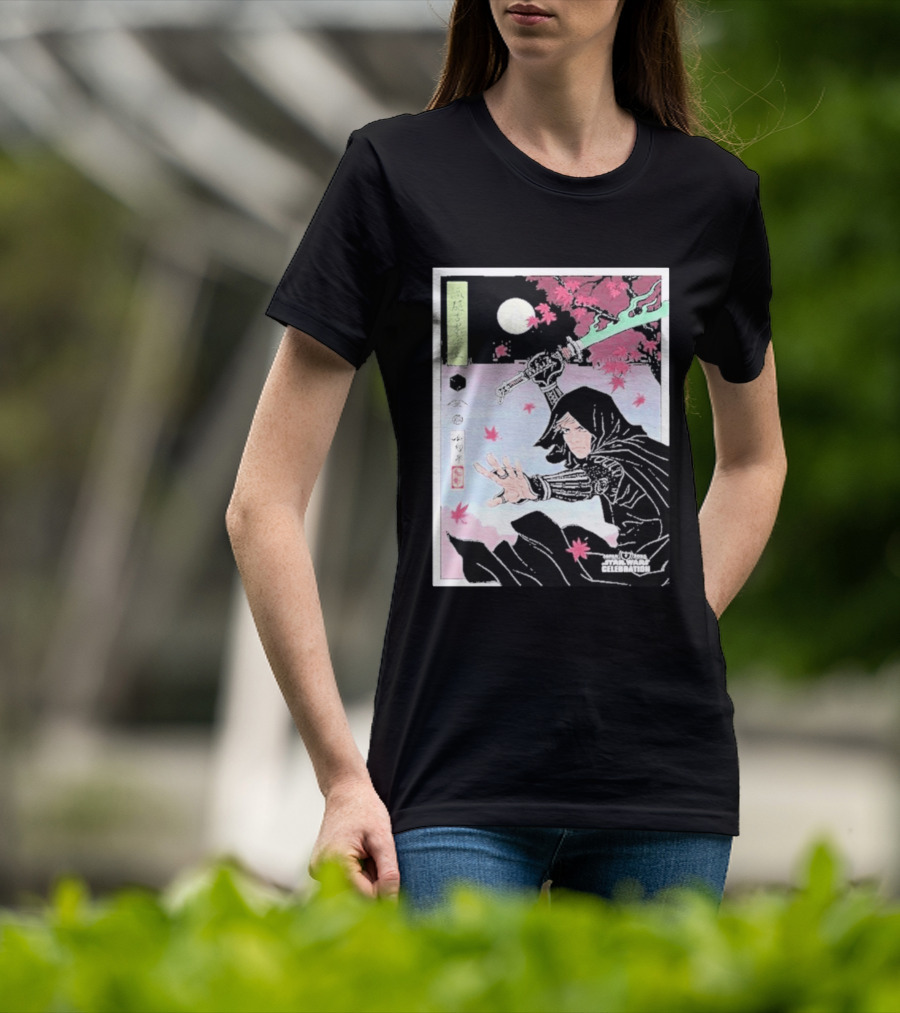 Star Wars Celebration Japan 2025 Luke Skywalker Samurai Art Final Reveal T-Shirt