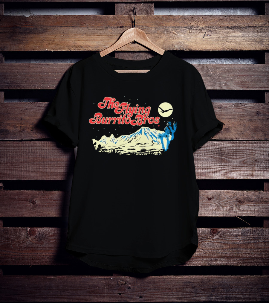 The Flying Burrito Bros Desert Moon Cactus Band T-Shirt