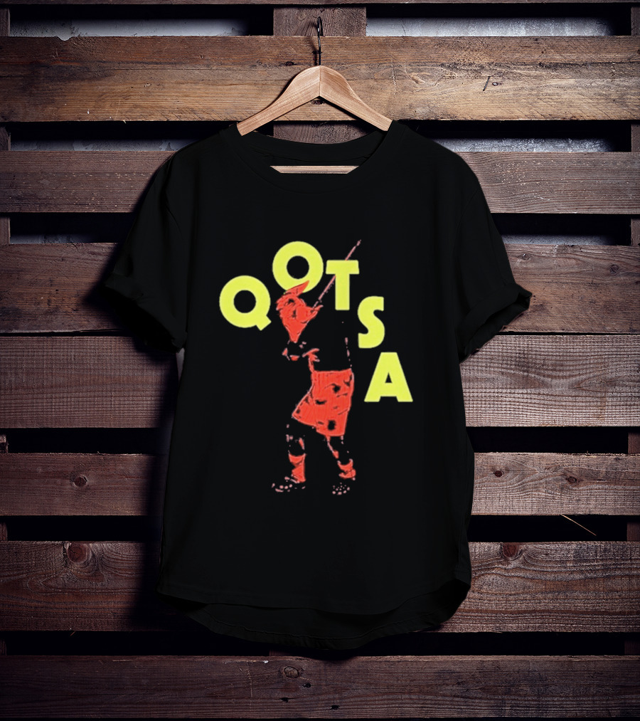 Queens Of The Stone Age QOTSA Executioner Bold Red Yellow T-Shirt