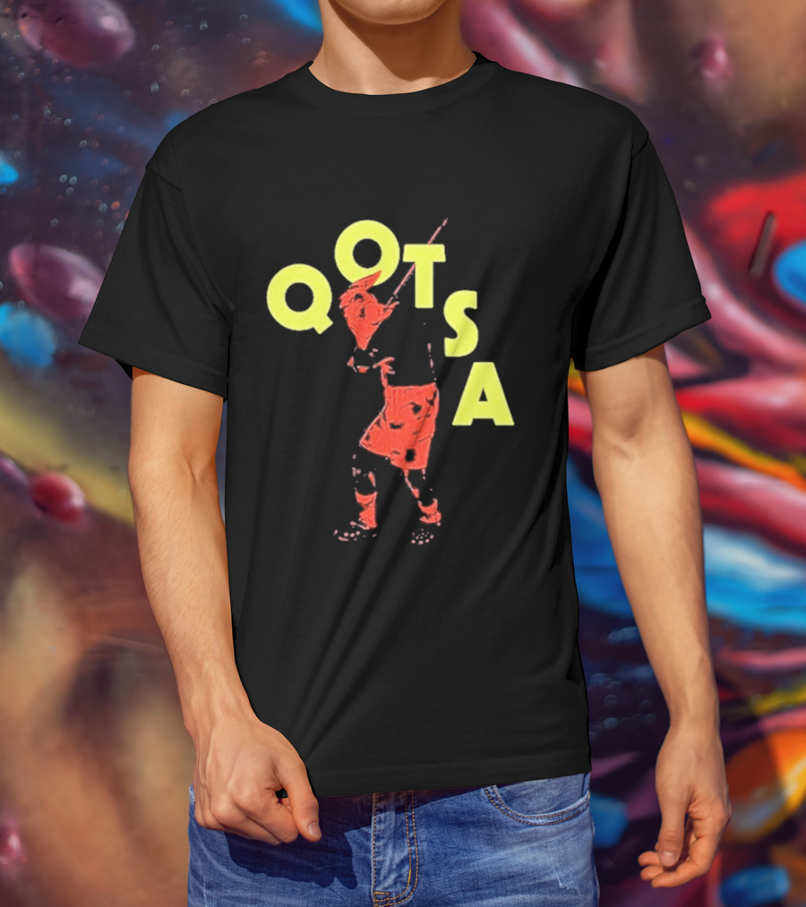 Queens Of The Stone Age QOTSA Executioner Bold Red Yellow T-Shirt