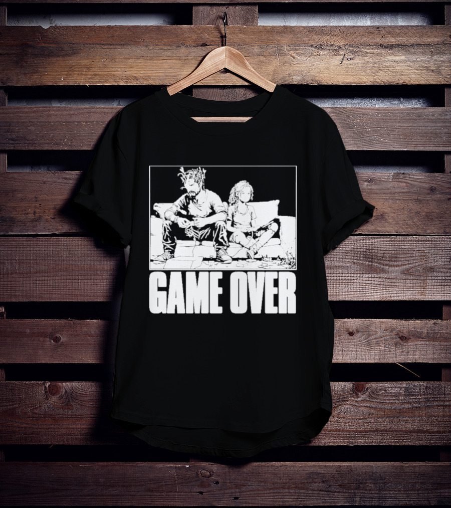 The Reel Rejects TLOU Game Over Couch Scene T-Shirt