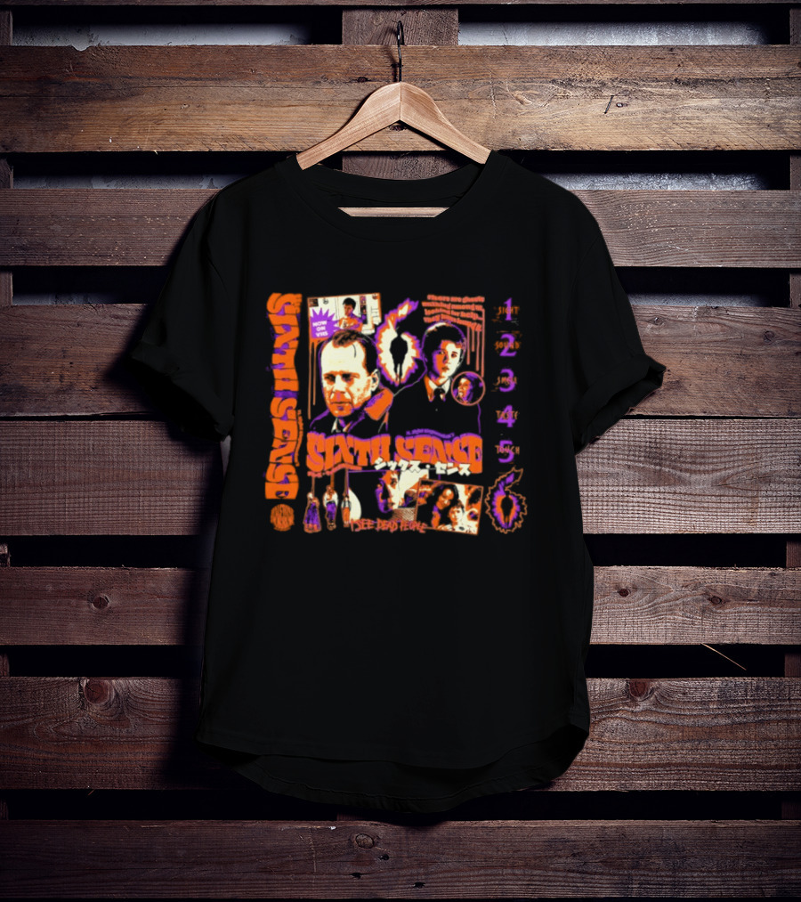 The Sixth Sense I See Dead People Movie With Characters T-Shirt