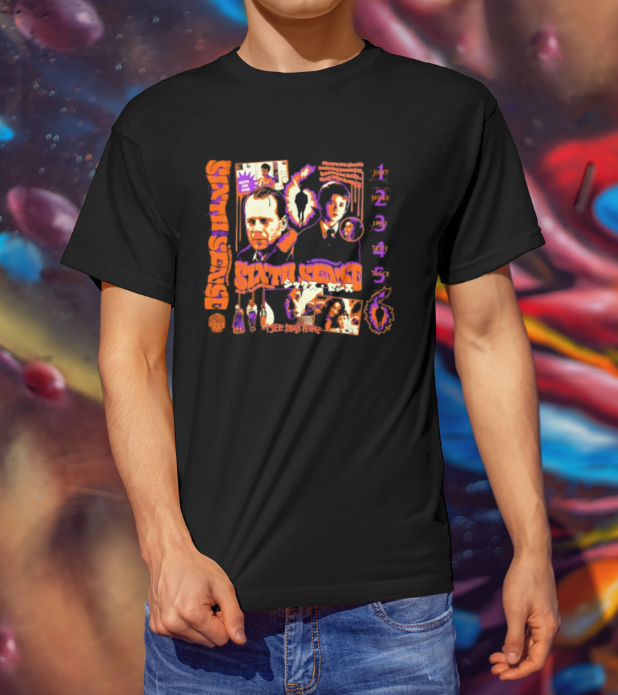 The Sixth Sense I See Dead People Movie With Characters T-Shirt