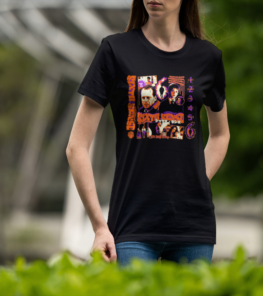 The Sixth Sense I See Dead People Movie With Characters T-Shirt