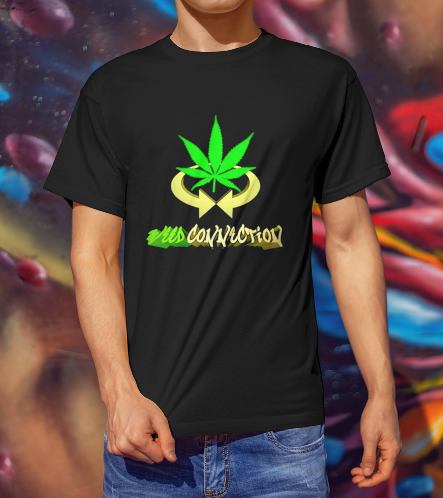 Cannabis Leaf Symbol Weed Connection T-Shirt