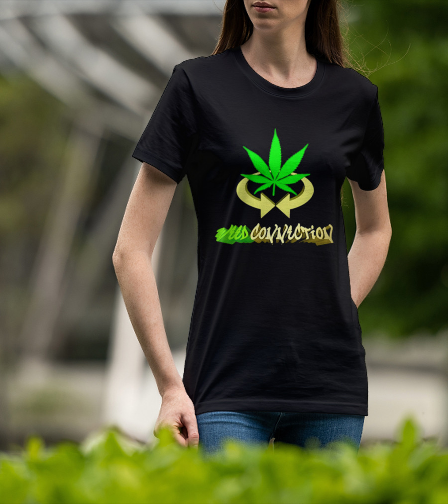Cannabis Leaf Symbol Weed Connection T-Shirt