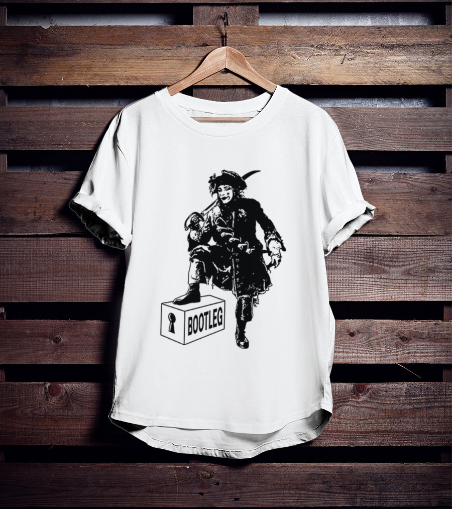 Bootleg The Garden Ghosts Spirits Shades Spectres Apparitions Pirate 2 Sided T-Shirt