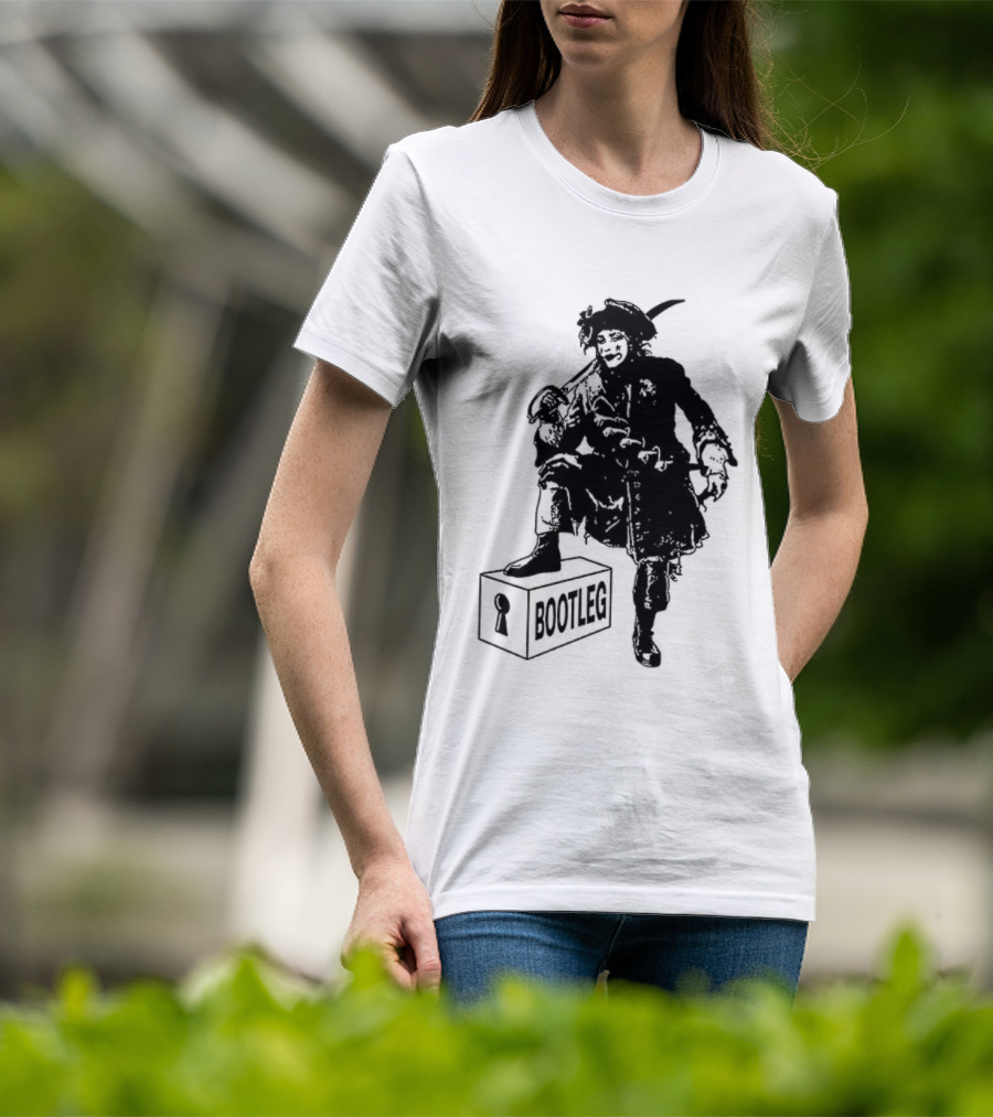 Bootleg The Garden Ghosts Spirits Shades Spectres Apparitions Pirate 2 Sided T-Shirt