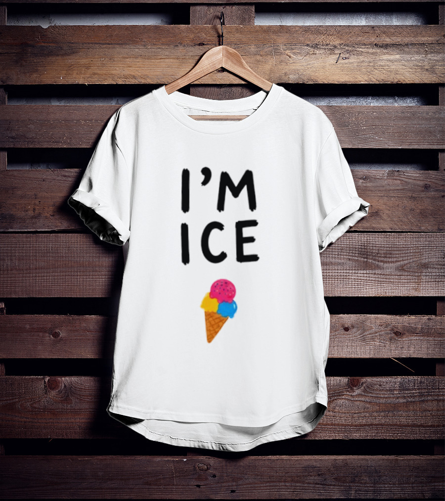 I'm Ice Cream Dessert Fun Colorful Cone T-Shirt