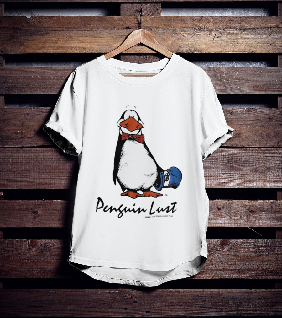 Opus The Penguin Lust 1983 Washington Post T-Shirt