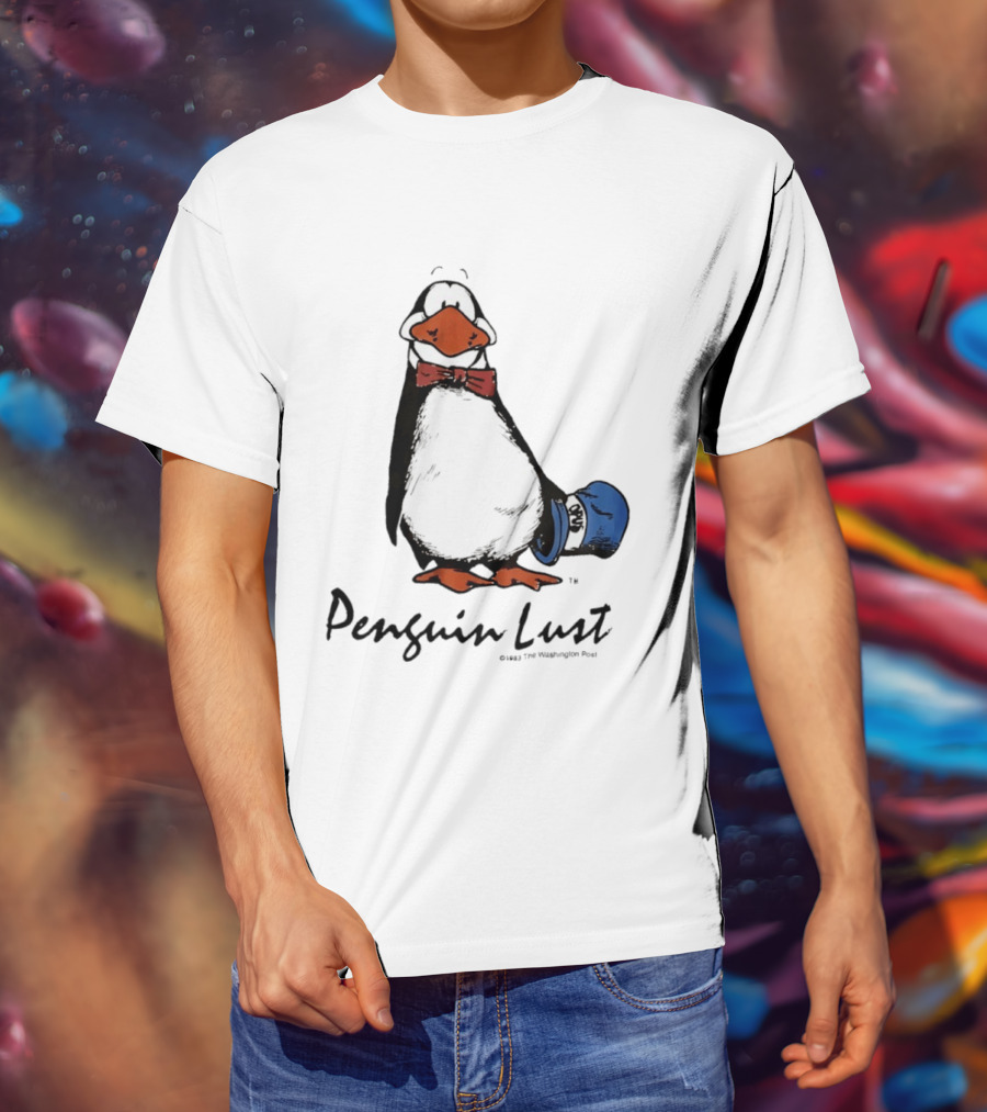 Opus The Penguin Lust 1983 Washington Post T-Shirt