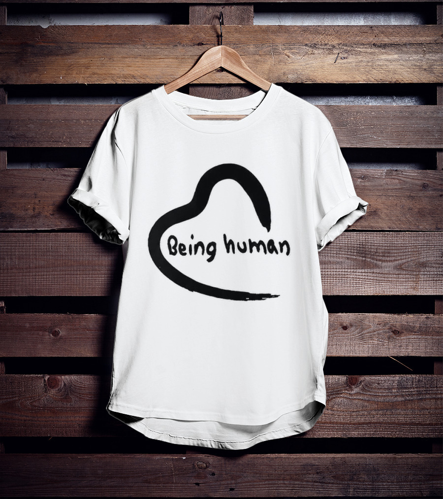 Salman Khan Being Human Heart Logo Coffee T-Shirt