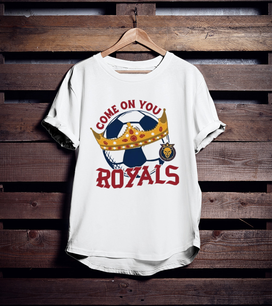 Come On You Royals Soccer Crown Lion T-Shirt