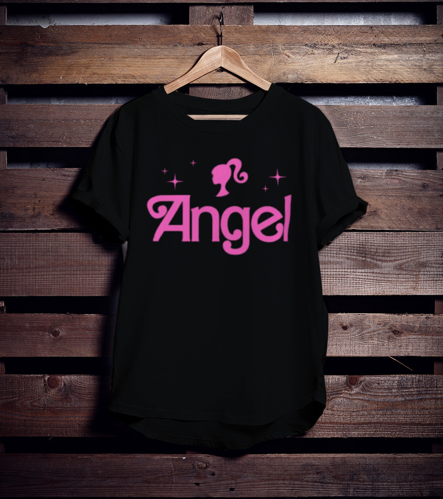 Angel Reese Barbie Crop With Star Accents T-Shirt