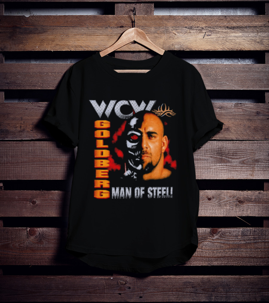 WCW Goldberg Man Of Steel Wrestling T-Shirt