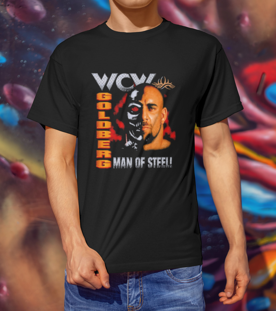 WCW Goldberg Man Of Steel Wrestling T-Shirt