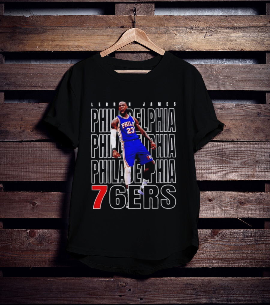 LeBron James Philadelphia 76ers Basketball 2026 T-Shirt