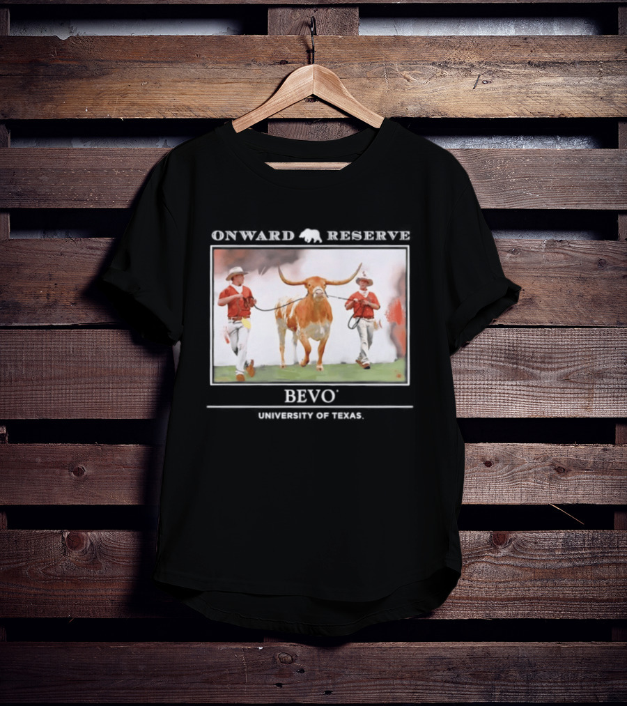 Onward Reserve Bevo University Of Texas Longhorns Football Celebration T-Shirt