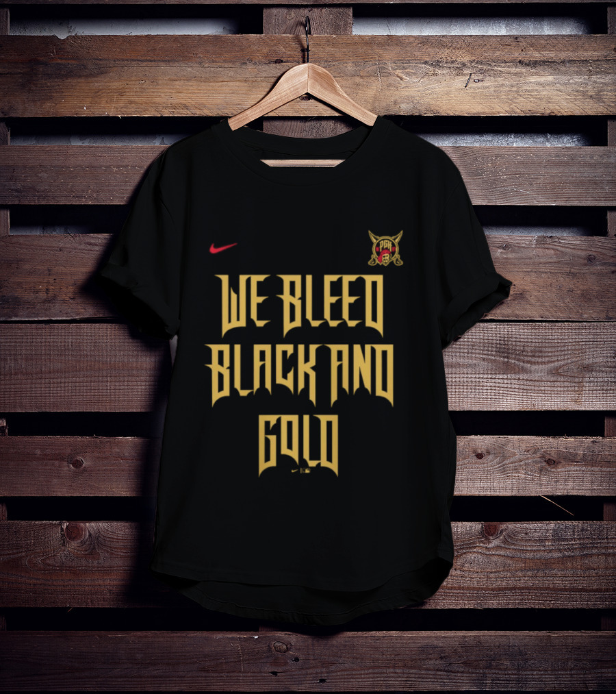 Pittsburgh Pirates We Bleed Black And Gold City Connect Nike T-Shirt