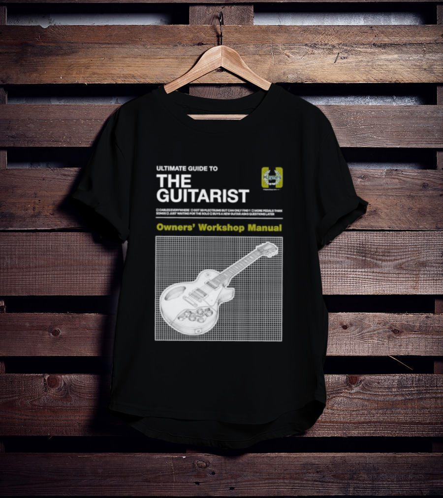 Owners' Workshop Manual For The Guitarist Ultimate Guide T-Shirt