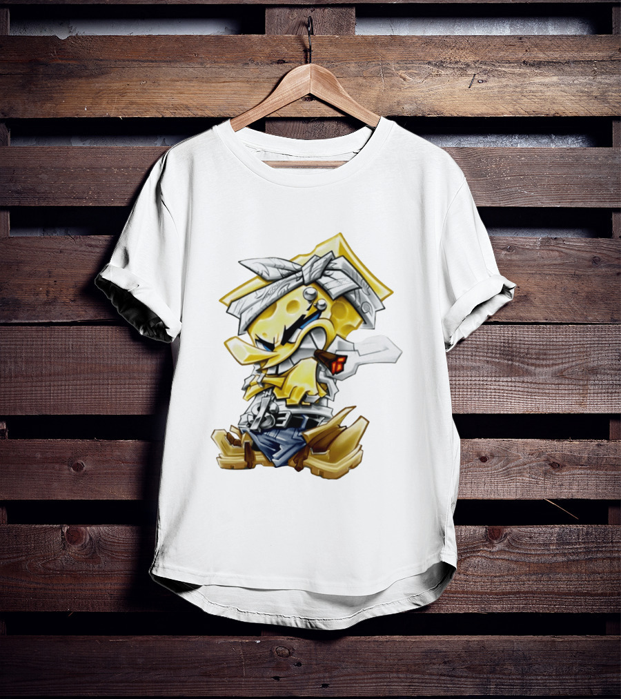 Sponge Squarepants Gangster Bandana Style Graffiti T-Shirt