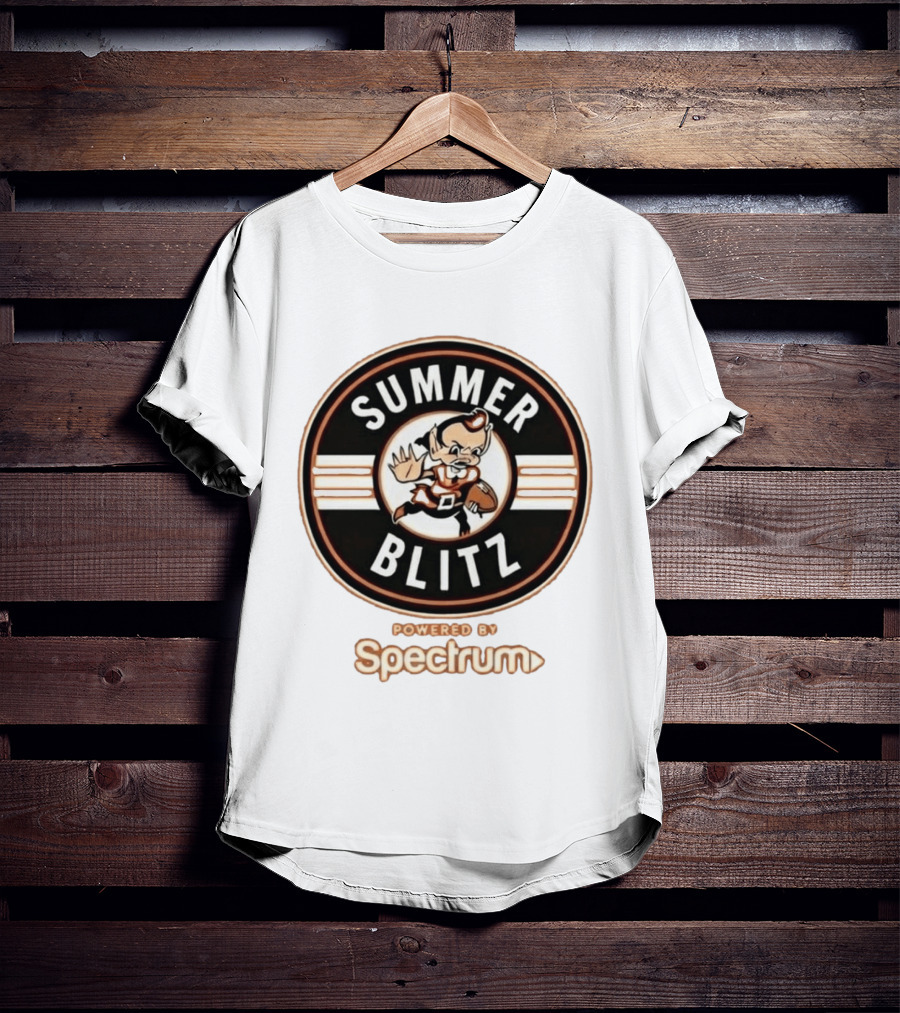 Summer Blitz Browns Powered By Spectrum T-Shirt