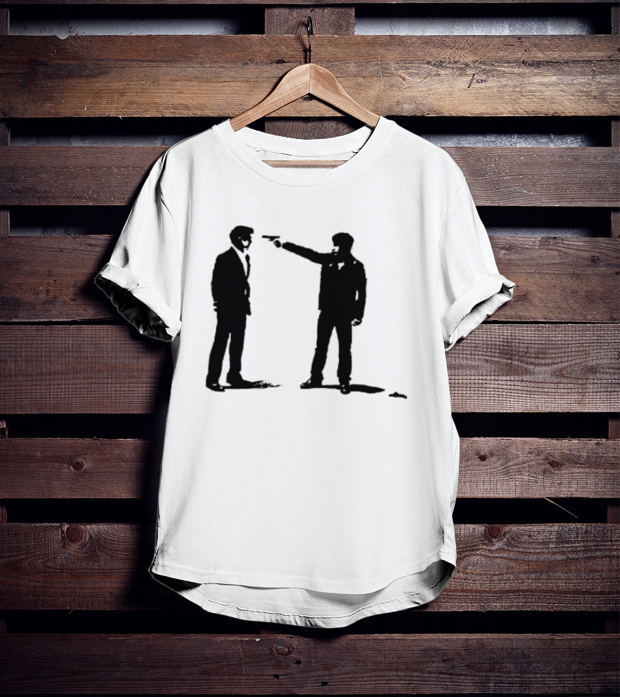 Infernal Affairs Hong Kong Crime Drama Iconic Confrontation Scene T-Shirt