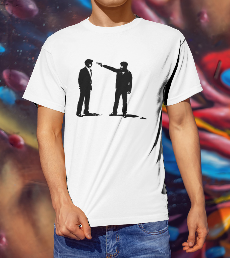 Infernal Affairs Hong Kong Crime Drama Iconic Confrontation Scene T-Shirt