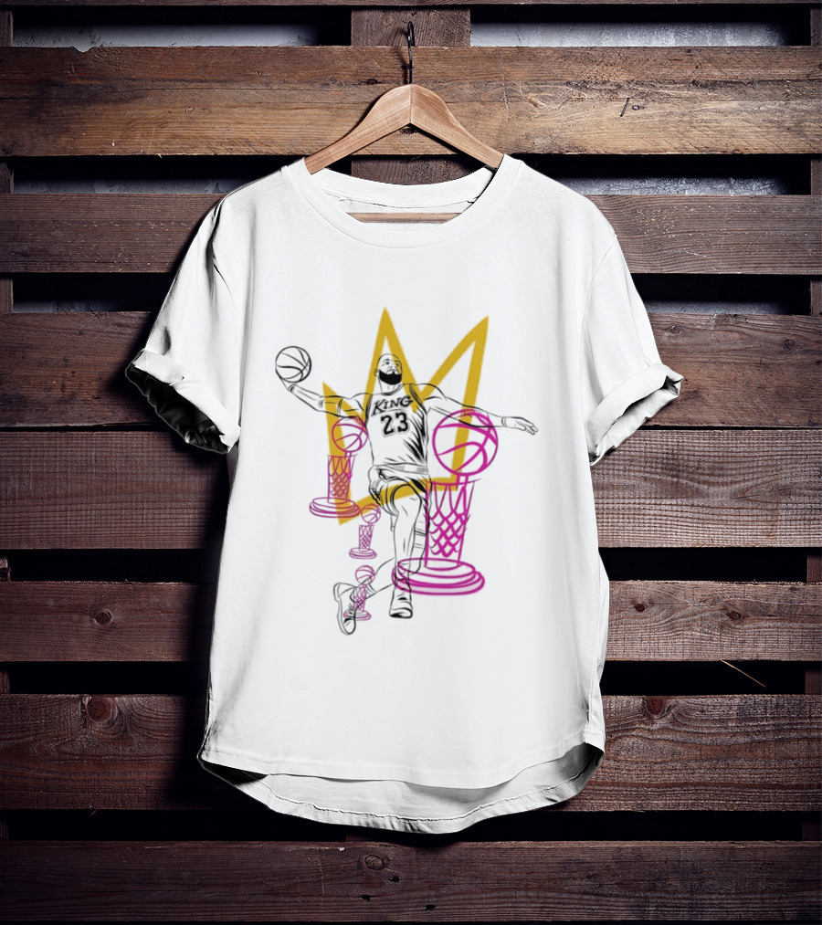 LeBron James King Of 23 Philadelphia Sixers 2026 T-Shirt
