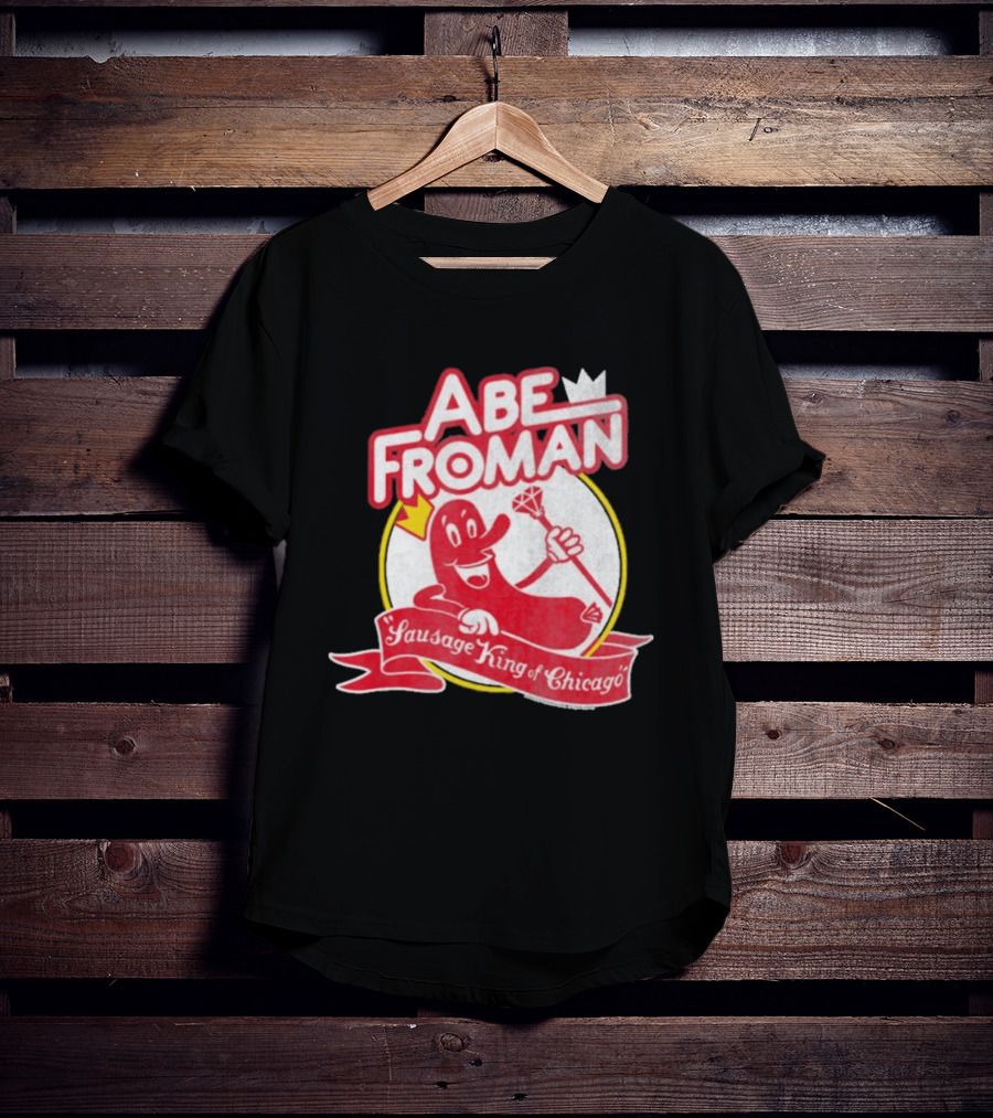 Abe Froman Sausage King Of Chicago Diamond Cane And Crown T-Shirt