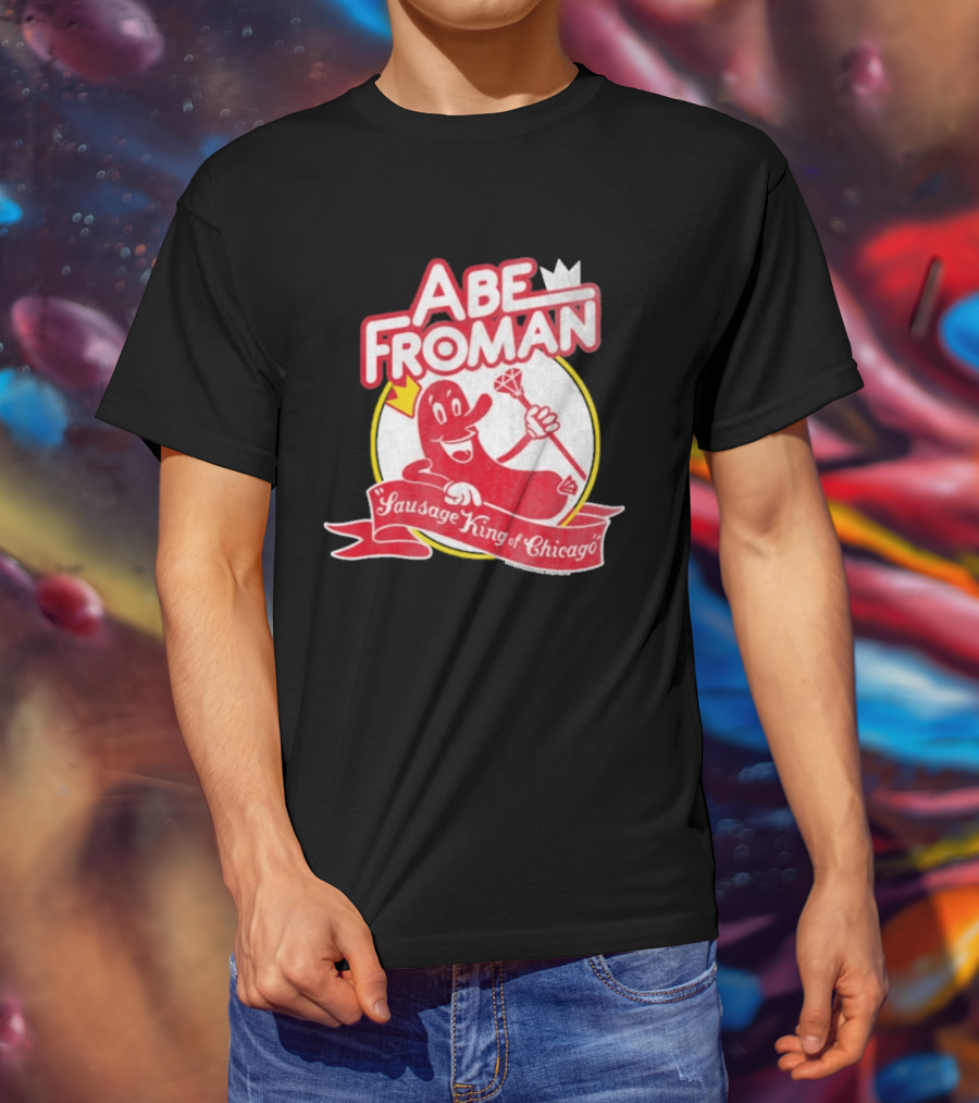 Abe Froman Sausage King Of Chicago Diamond Cane And Crown T-Shirt