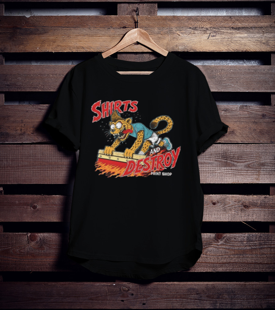 Shirts And Destroy Print Shop Screem Drinting 2 Sided T-Shirt