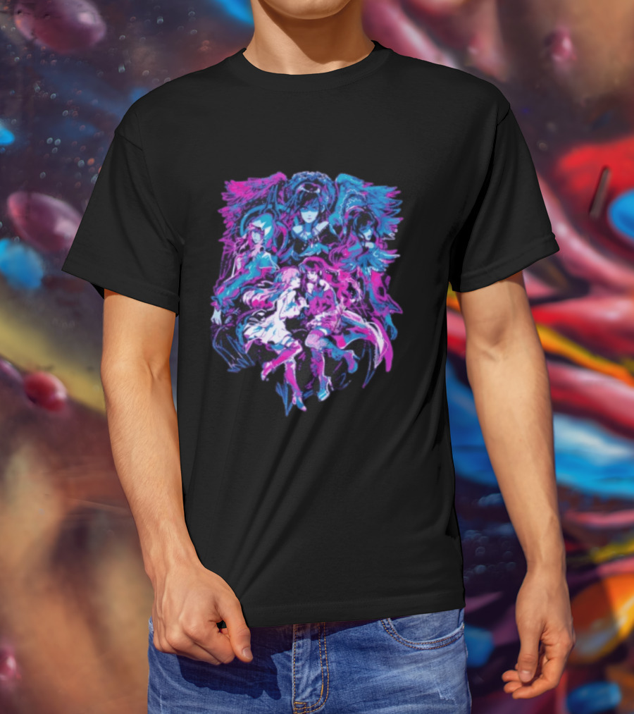 Final Fantasy XIV Rewritten Futures Characters Artwork Fantasy T-Shirt