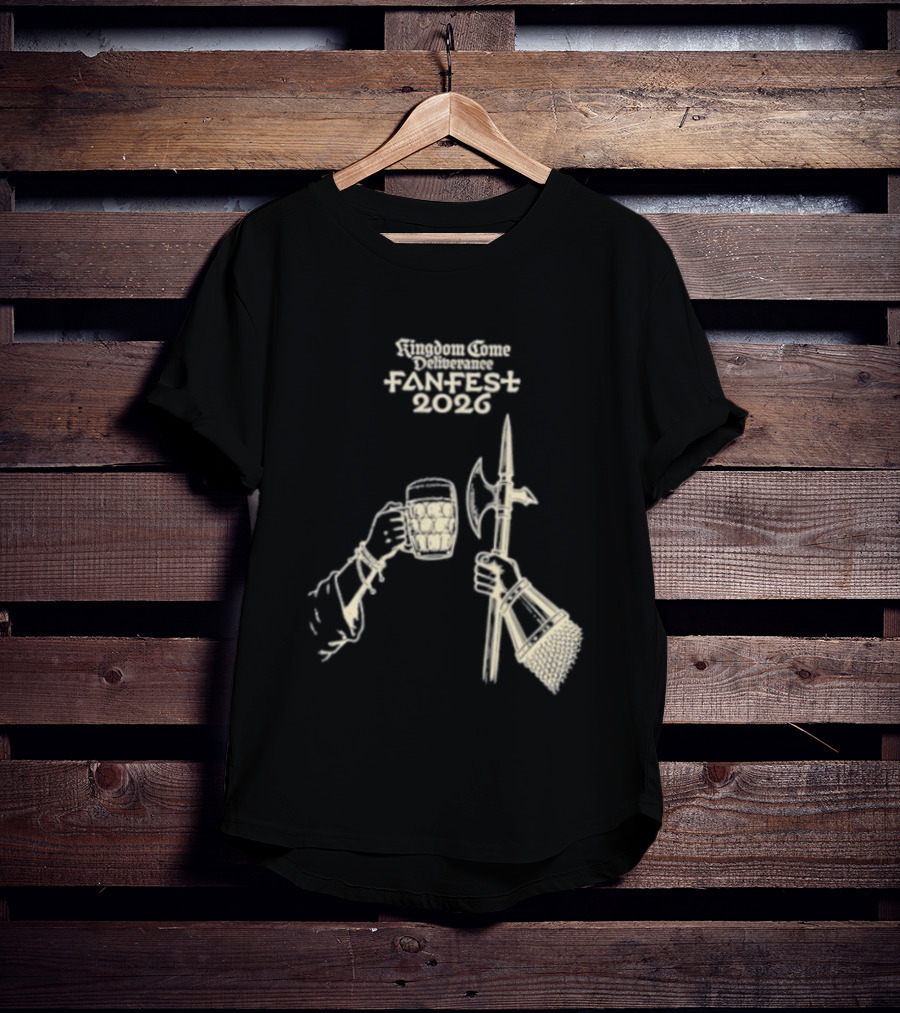 Kingdom Come Deliverance Fanfest 2026 RPG And Axe Celebration T-Shirt