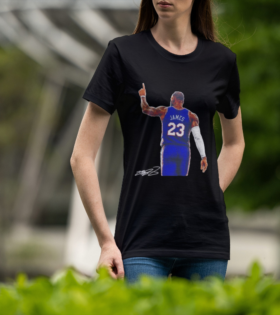 LeBron James 23 Philadelphia 76ers Jersey Iconic Basketball T-Shirt