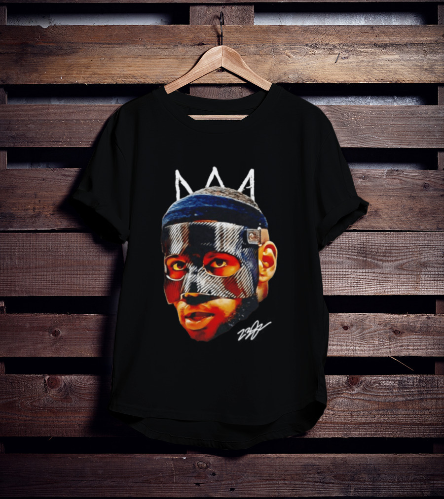 LeBron James Mask The GOAT Crown T-Shirt
