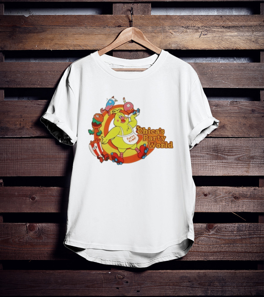Chica's Party World Party Time Chica Five Nights At Freddy's T-Shirt