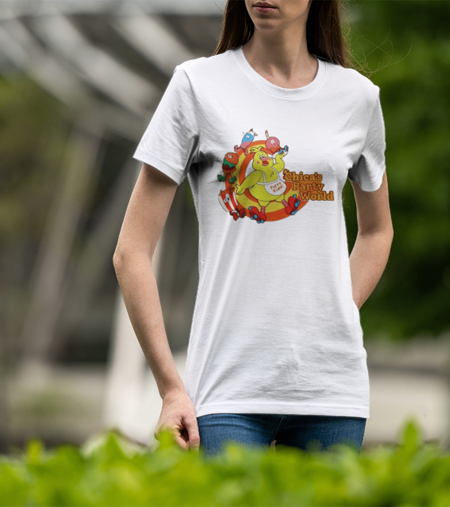Chica's Party World Party Time Chica Five Nights At Freddy's T-Shirt