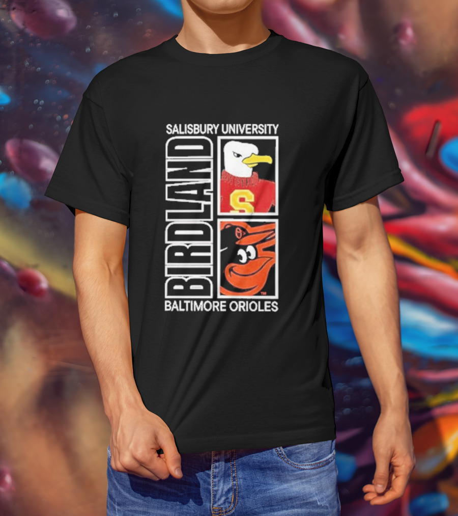 Salisbury University Birdland Night Baltimore Orioles 2026 T-Shirt