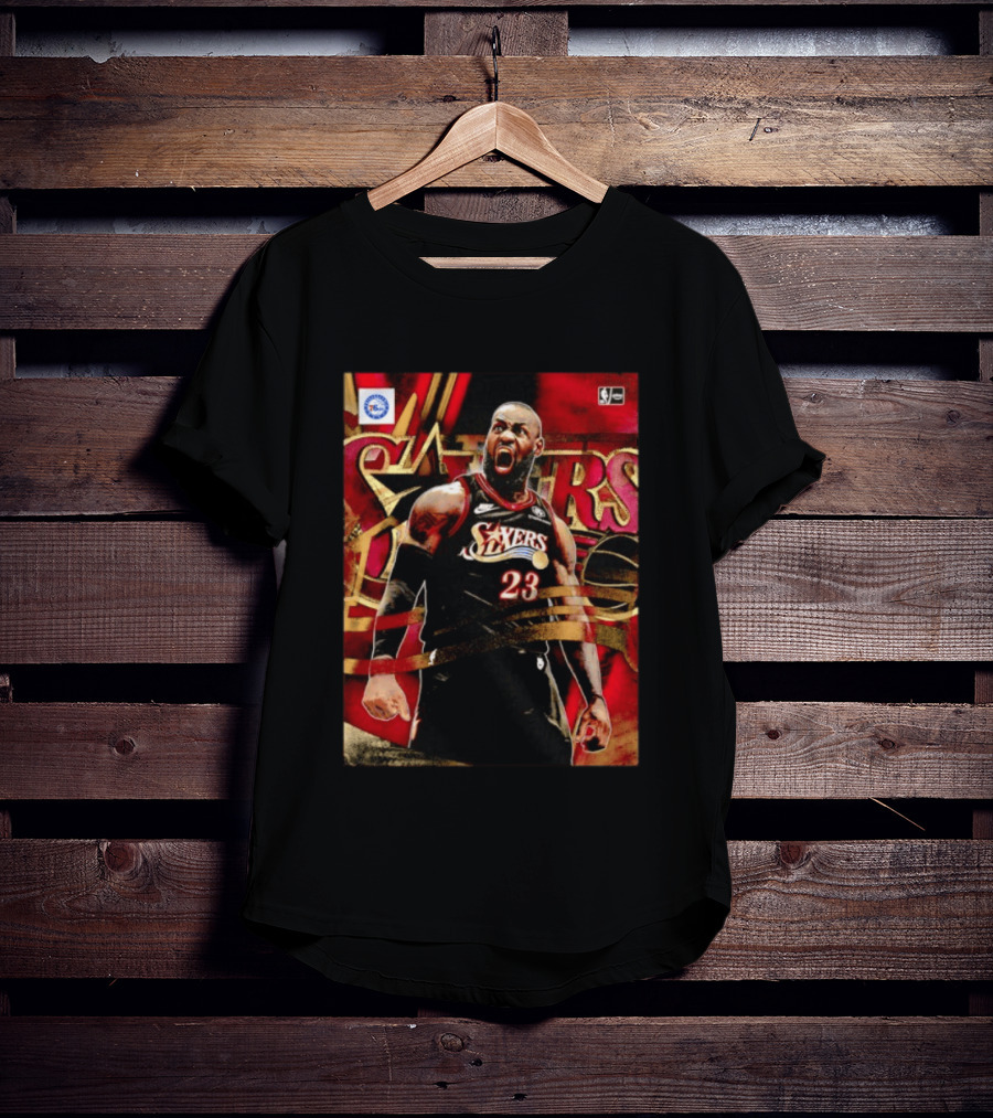 Philadelphia 76ers LeBron James NO.23 NBA Nike NBA League Basketball T-Shirt